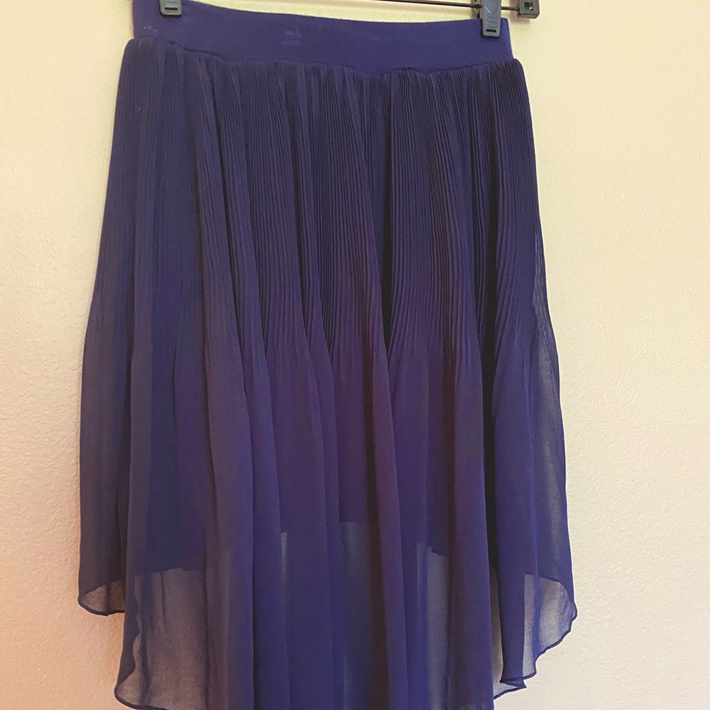 High Low Royal Blue Skirt